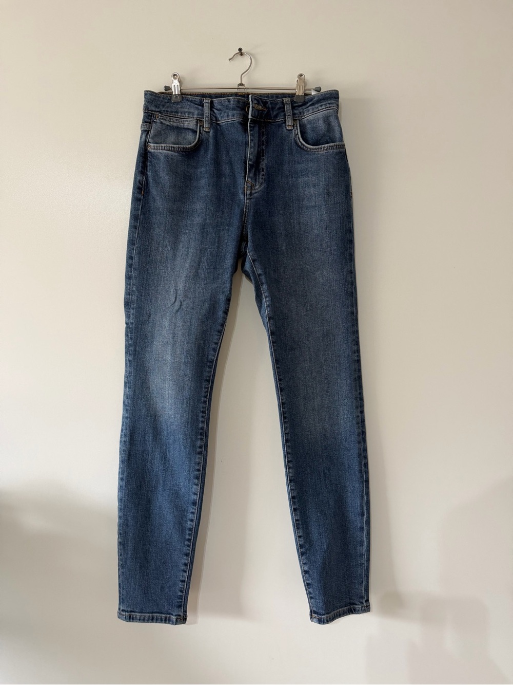 Tecovas Women's Skinny Jeans - Mid Blue Denim